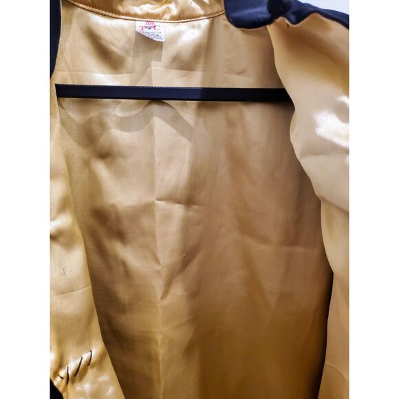 Black & Gold Embroidered Jacket with Yellow Roses - Picture 5 of 6